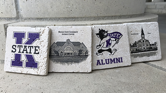 K-State Stone Coasters