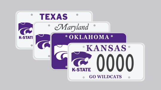 K-State License Plates