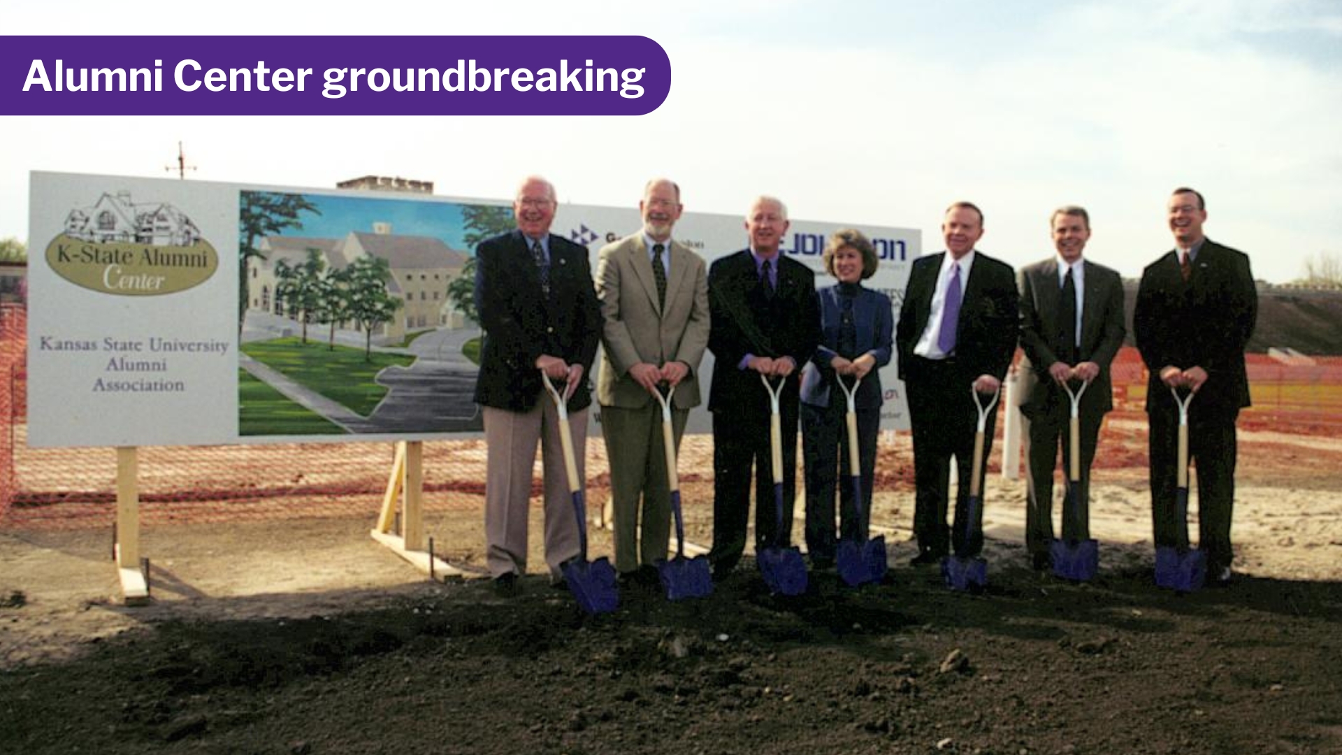 Alumni Center groundbreaking