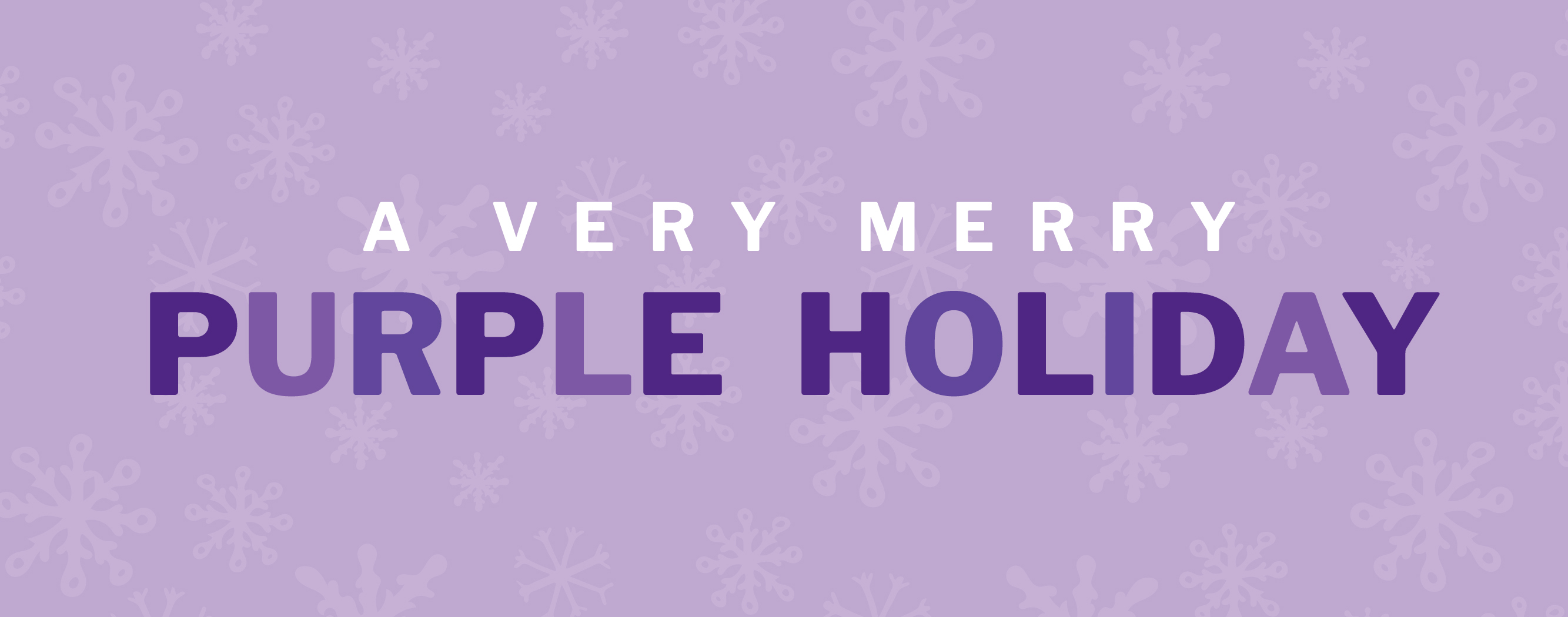 Shop purple for the holidays