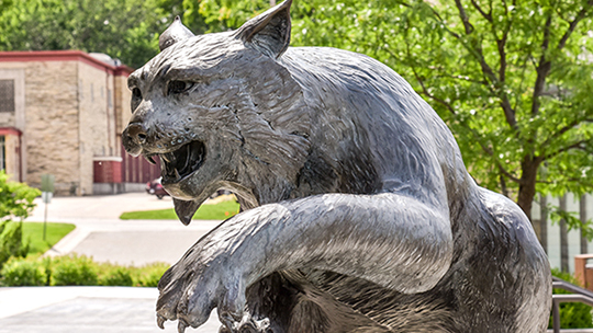 Wildcat Statue