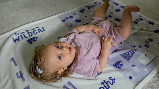 Born to Be a Wildcat blanket