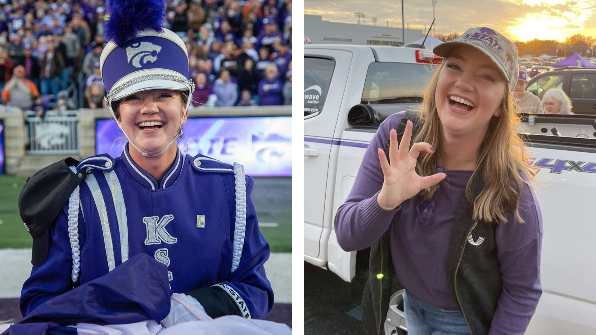 How Alesha Bergner '23 is sharing her purple pride as a new K-State alumni club leader