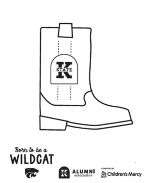 Born to be a Wildcat coloring page