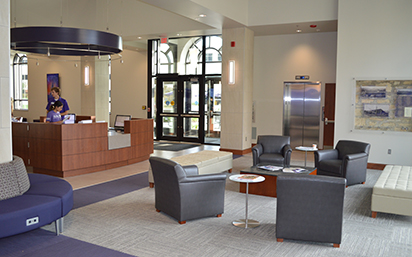 New Welcome Center lobby